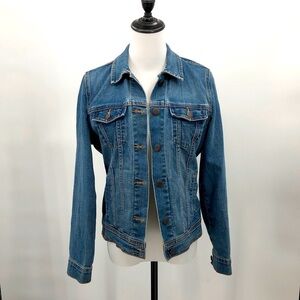 Old Navy Size S Classic Denim Jacket Stretchy, inside pockets too